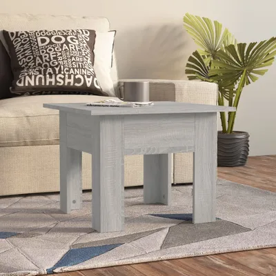 Zdjęcie produktu dla Stolik kawowy "Jeseritz" wykonany z płyty wiórowej w kolorze szarym Sonoma. Wymiary (szer./wys./gł.) 55x42x55 cm