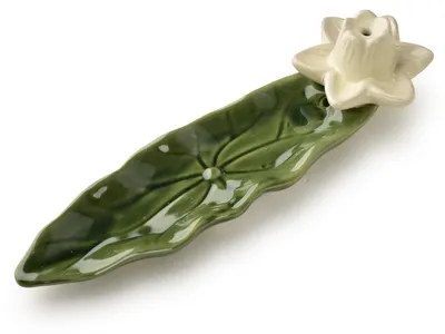 Productafbeelding van Kadzidhouder, lotusvormig, 21x6x6 cm