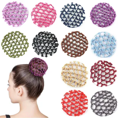 Obrázok produktu pre Sada 12 kusov sieťok na vlasy na vytvorenie účesu "chignon"