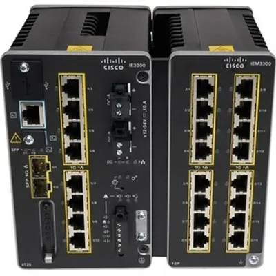 Produktbild von Cisco Catalyst IE3300, Managed, L2, 10G Ethernet (100/1000/10000), Rack-Einbau
