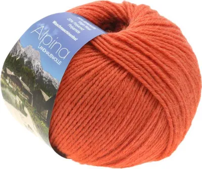 Produktbild von LANA GROSSA ALPINA Landhauswolle - Farbe: 48 Koralle