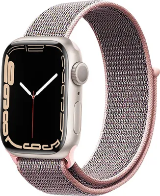 Produktbild von Crong Nylon Apple Watch 4/5/6/7/SE/8/9/10 40/41/42mm (Hellrosa)