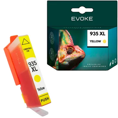 Immagine prodotto di Cartucce compatibili per stampanti HP, adatte ai modelli HP 935XL e HP935 C2P26AE, colore giallo, capacità 18 ml, resa di 1560 pagine, compatibili con le stampanti OfficeJet 6812, 6815, 6820, 6822, 6825 e OfficeJet Pro 6230, 6235, 6239, 6830, 6835