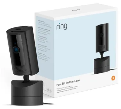 Produktbild von Ring Pan-Tilt, IP-Sicherheitskamera, Drinnen, Kabellos, Tisch/Bank, Schwarz, Tower