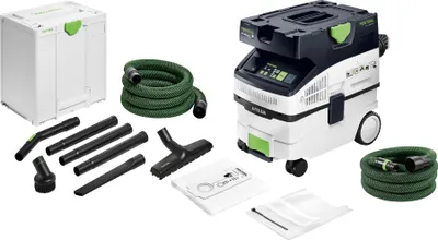 Productafbeelding van Festool CTL MIDI I AC mobiele afzuigunit 1200 W 15 l AUTOCLEAN stofklasse L ( 578545 ) + 8-delige reinigingsset voor vakmensen ( 577258 )