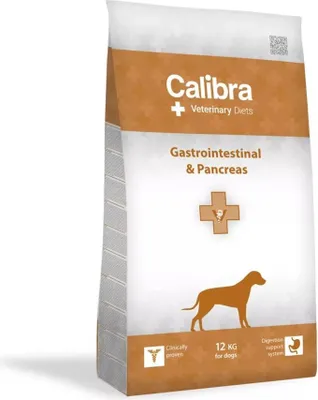 A bag of dog food on a white background.
