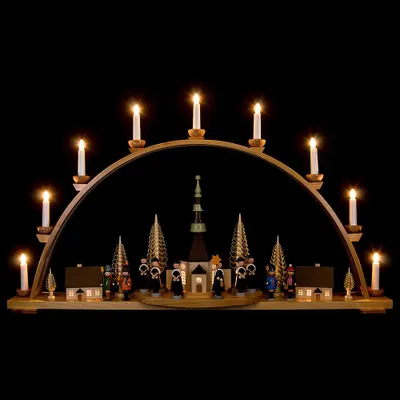 Produktbild von Schwibbogen Seiffener Kirche  (98x57cm) von Knuth Neuber