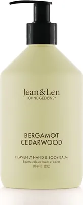 Image de Jean & Len Heavenly Balm pour les mains et le corps Bergamot & Cedarwood, 500 ml