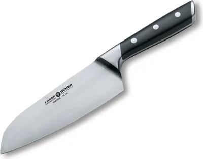Produktbild von Böker Forge Santokumesser - X50CrMoV15 Stahl, Kunststoffgriff, 160 mm