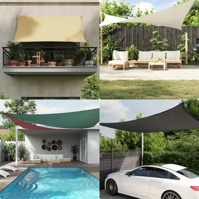 Produktbild von vidaXL Markýza Oxford Fabric Obdélníková 4x6 m Krémová