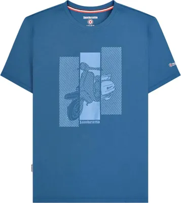 Produktbild von Lambretta - T-Shirt für Herren LB329 (L) (Dunkelblau)