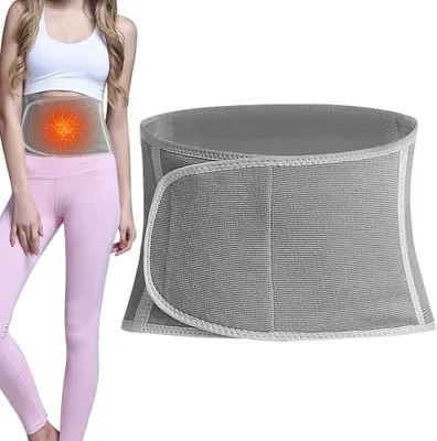 Imagen del producto de Calentador lumbar con cinturón de cachemira gruesa, elástico, talla 105-120 cm, para el invierno