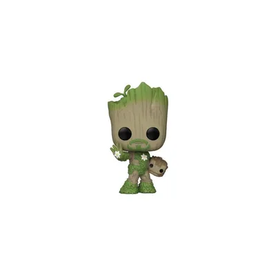 Image de Funko Marvel POP Figure : Groot en Iron Man