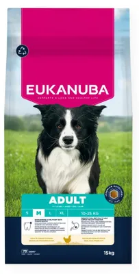 Zdjęcie produktu dla EUKANUBA Adult z Kurczakiem 15kg Sucha Karma Dla Dorosłych Psów Średnich Ras