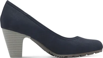 Produktbild von s.Oliver Damen Pumps sportlich Profilsohle Blockabsatz 5-22404-42, Größe:38 EU, Farbe:Blau
