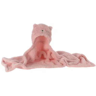 Produktbild von Kapuzendecke für Kinder TEDDY, mit Ohren, 70 x 100 cm