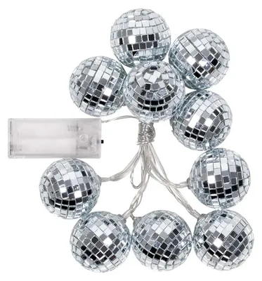 Zdjęcie produktu dla Wróżki LED kula dyskotekowa srebrna