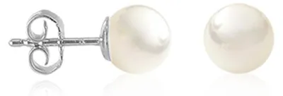 Obrázok produktu pre Luna-Pearls – 311.2076 – Náušnice – Dámske – 585 biele zlato – Kultivovaná sladkovodná perla 8,5–9 mm