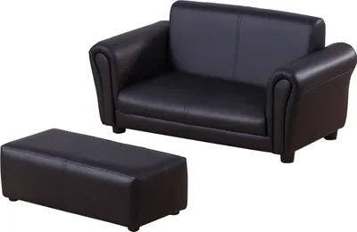 Produktbild von HOMCOM Kindersessel Kindersofa Sofa Sessel Kinder Softsofa mit Hocker 3 Farben