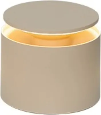 Produktbild von Zafferano Push Up Tischlampe - Aufladbare LED Außenlampe - 12 cm - Creme