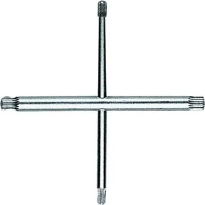 Produktbild von GROHE Kreuz-Riefenschlüssel 19053, Ø 8 x Ø 9 x Ø 13 x Ø 15, zur Demontage/Montage von Ventilsitzen