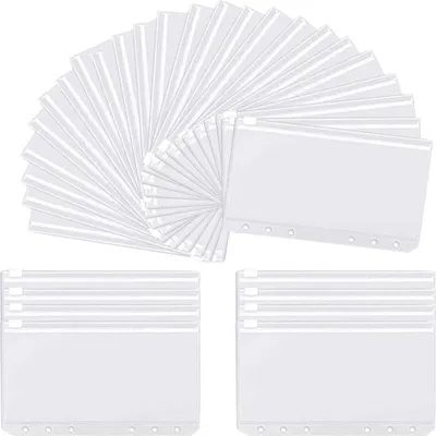 Produktbild von 20 Stück transparente A6-Loseblattbeutel 36C*A6 (17*11CM)