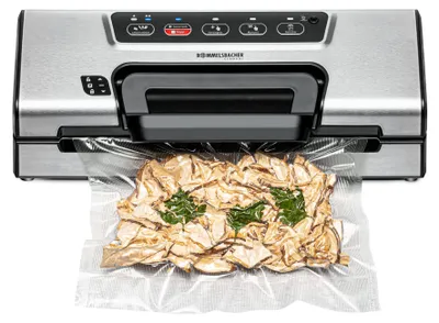 Obrázek produktu pro Rommelsbacher VAC 385, Nerezová ocel, 3 cm, 120 W, 230 V, 414 mm, 240 mm