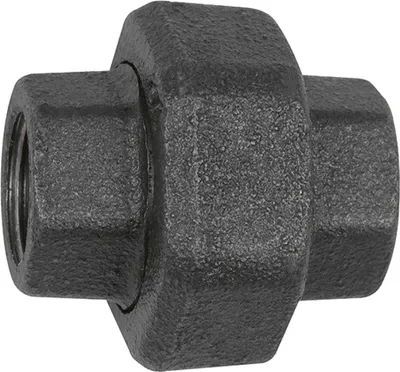 Produktbild von Riegler Verschraubung 330, flachdichtend, Rp 3, Rp 3, Temperg. schw.