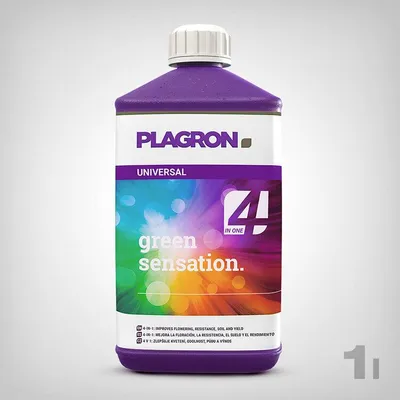 Produktbild von Plagron Green Sensation 1L Blütestimulator für hohe Erträge | Optimale Nährstoffversorgung für reiche Blüte und Aroma
