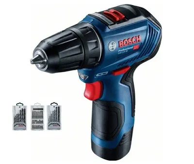Produktbild von Bosch Bohrschrauber 12V 30/17Nm 2X2,0Ah Brushless + Zubehör 39 Elem. Gsr 12V-30