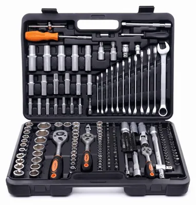 Zdjęcie produktu dla KRAFT&DELE Gola zestaw 219 szt, 1/2", 3/8", 1/4" - KD10470