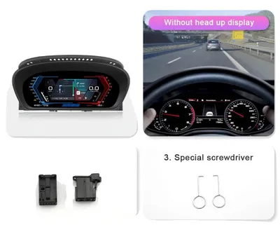 Productafbeelding van Digitaal display, 12,3-inch scherm, voertuigcompatibiliteit, E60 Carplay