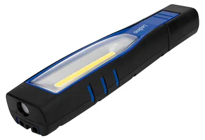 Produktbild von LED Handleuchte, Aluminium, Grau, Akku, IP65, H 23 cm