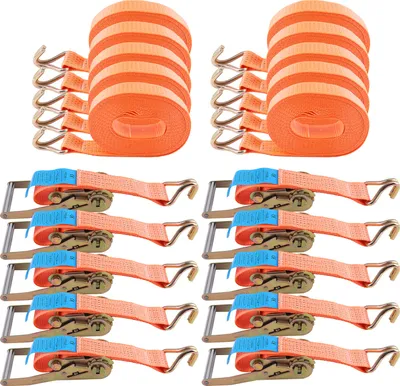 Produktbild von 10 x Spanngurt 10m 5t 2500 daN 5000 daN kg Zurrgurte Spanngurte 50mm 10 Meter
