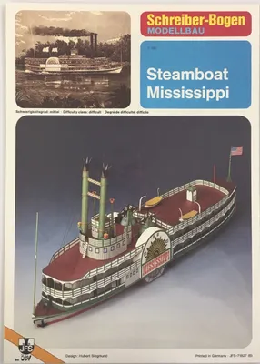 Produktbild von Schreiber-Bogen Modellbau Steamboat Mississippi