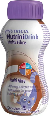 Produktbild von NutriniDrink Multi Fibre 200ml - Schokolade