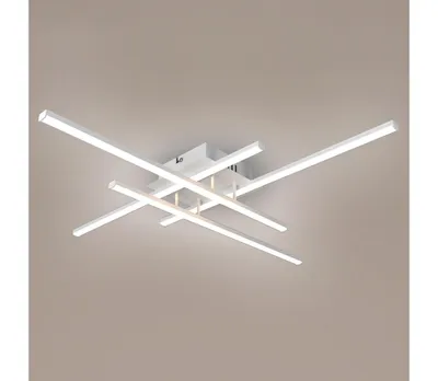 Image de Brilagi - Plafonnier à LED STRIPES LED/37W/230V blanc