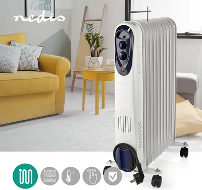 Obrázok produktu pre Nedis HTOI30WT11 - Öl-Heizlüfter - Öl - 1,5 m - Indoor - Flur - Weiß