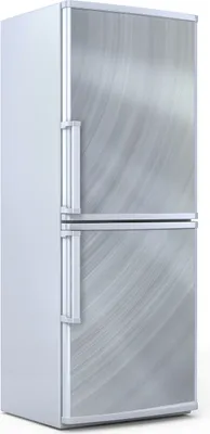 Produktbild von Kühlschrankdekoration  60x180 cm  Aufkleber auf dem Kühlschrank - Metall Stahl Motive