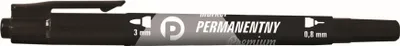 Produktbild von Permanentmarker schwarz. 2 Spitzen (12 Stück) KM501-V2