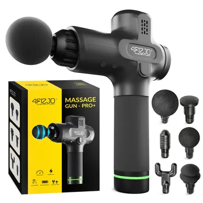 Produktbild von 4FIZJO MASSAGE GUN PRO+ Massagepistole schwarz - Profi-Tiefengewebemassage