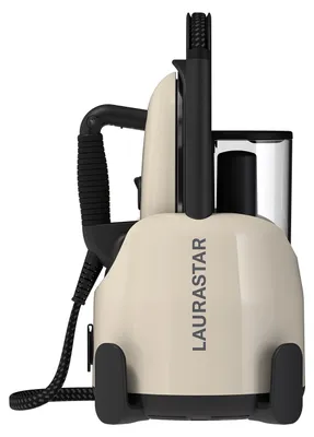 Produktbild von Laurastar Lift Plus Silky Beige, 3-in-1 Bügelstation, Entknittert, Bügelt & Reinigt, Hygienischer Dampf, Alu-3D Sohle, Vertikales Bügeln