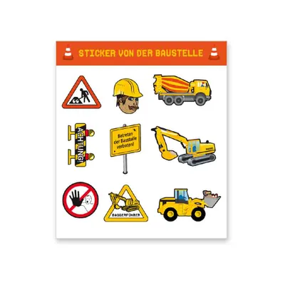 Produktbild von Isis Baustelle Sticker