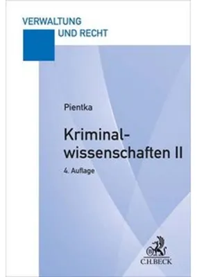 Obrázek produktu pro Kriminalwissenschaften II