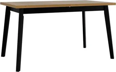 Obrázek produktu pro Rozkládací jídelní stůl 140x80 AMES 5 - dub grandson / černý