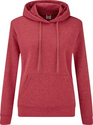 Immagine prodotto di Pullover con cappuccio Fruit Of The Loom Lady Fit BC363 (2XL) (rosso screziato)
