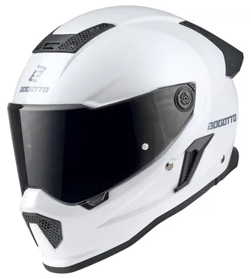 Imagen del producto de Casco Bogotto Rapto, color blanco, talla XL (61/62)