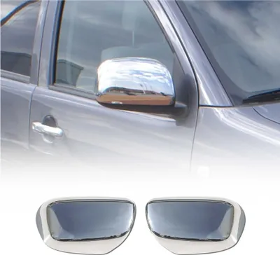 Image de Coques de Rétroviseurs pour Toyota Hiace 1995-2012 en Acier Chromé Argent