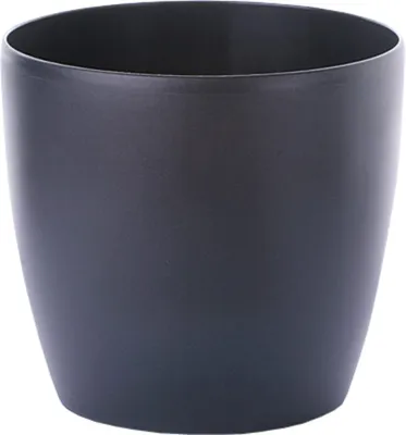 Produktbild von Elho Brussels Rund 18 - Blumentopf - Anthrazit - Innen - Ø 18.3 x H 16.8 cm