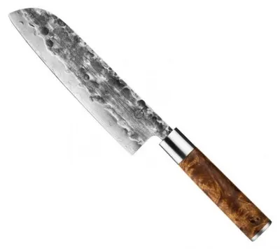 Zdjęcie produktu dla Japoński nóż Santoku 18 cm, kuty VG10